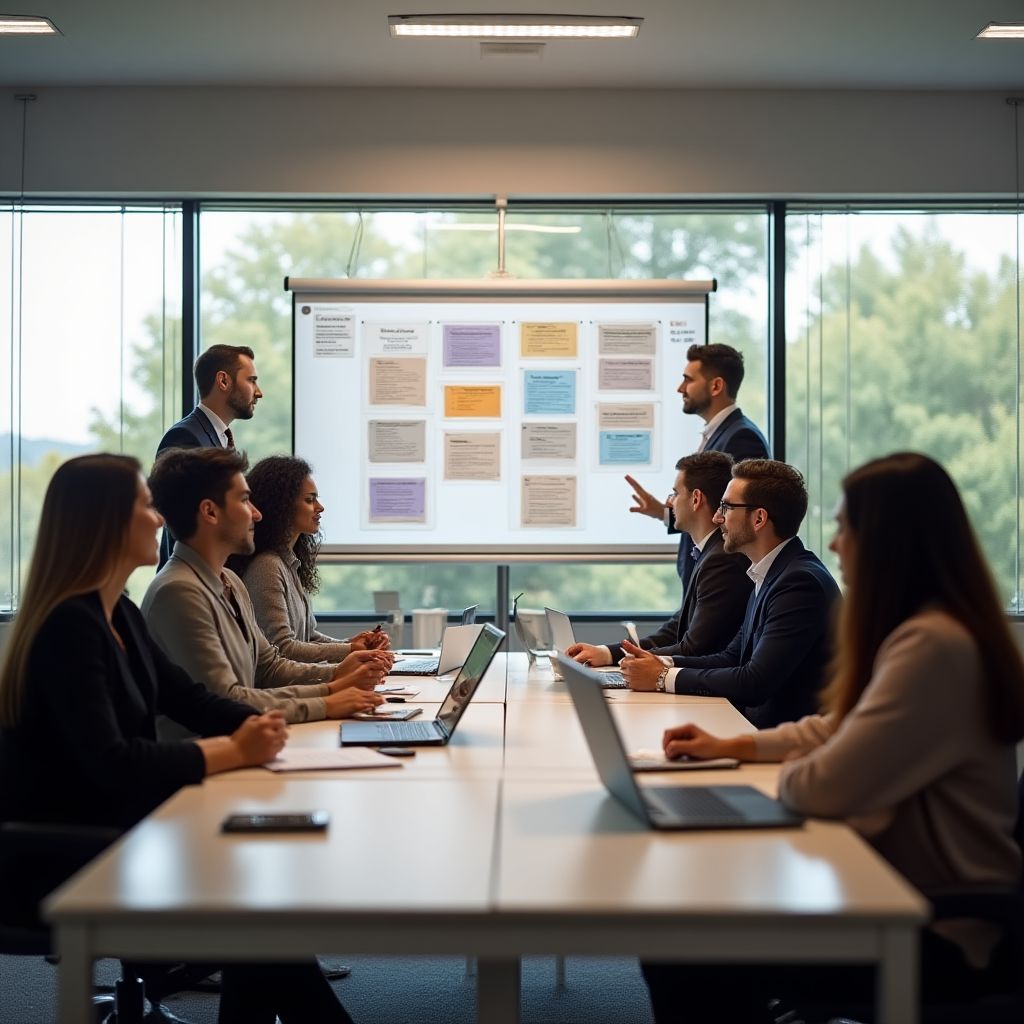 Echipa SelfRise lucrând împreună